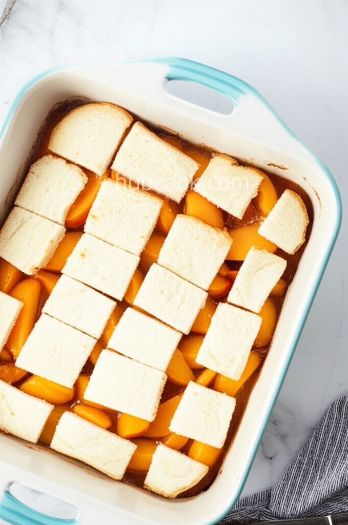 Too Easy Peach Cobbler