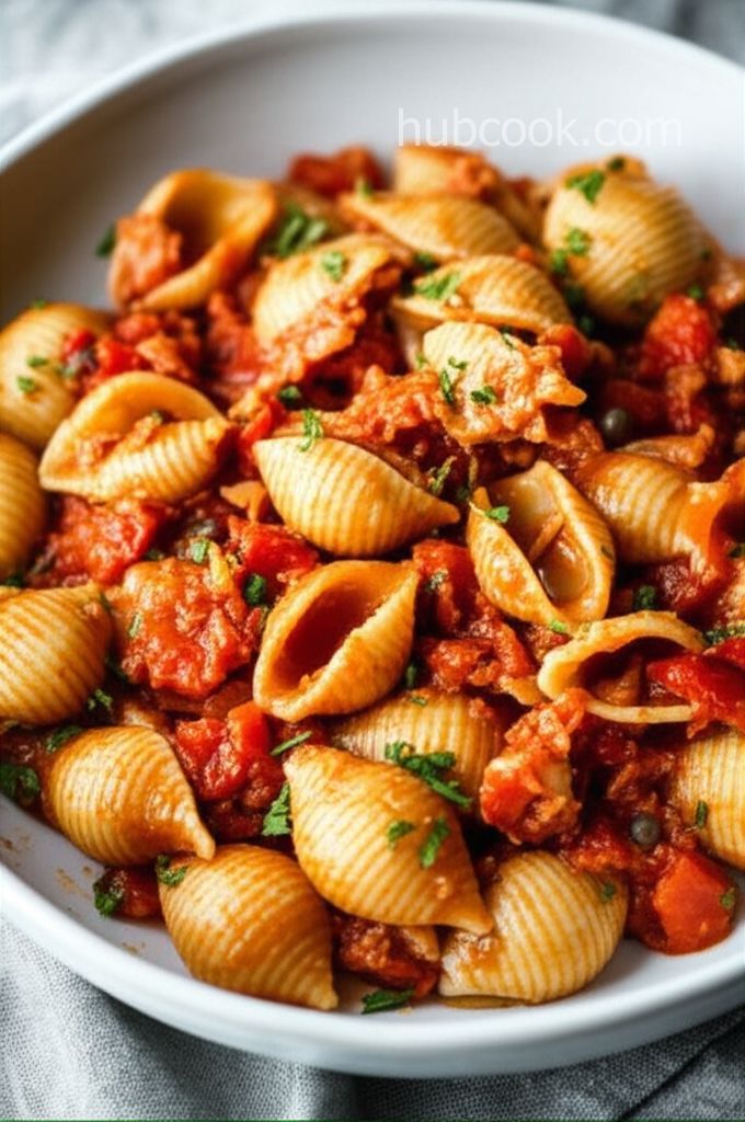 Tuna and Red Pepper Sauce
