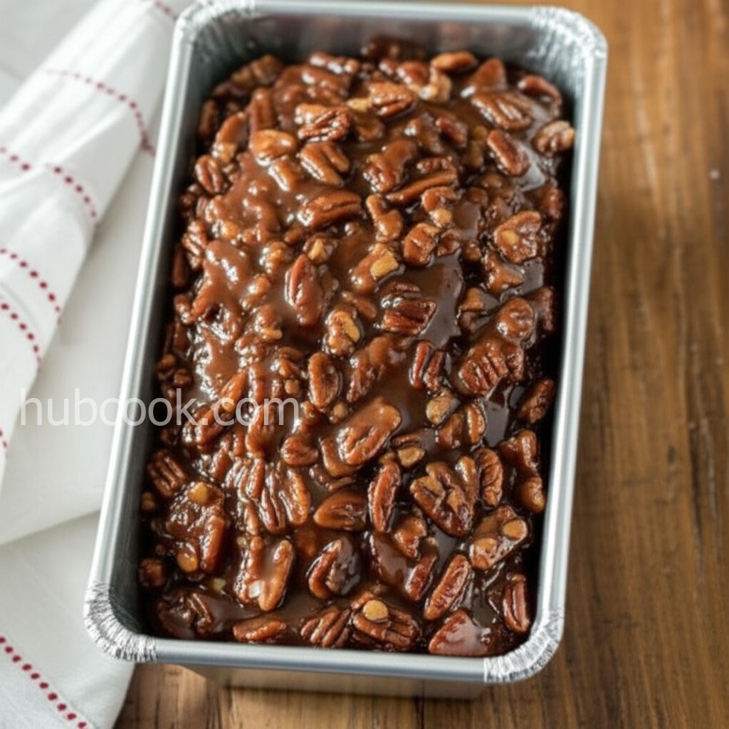 Cantaloupe Bread with Praline Glaze