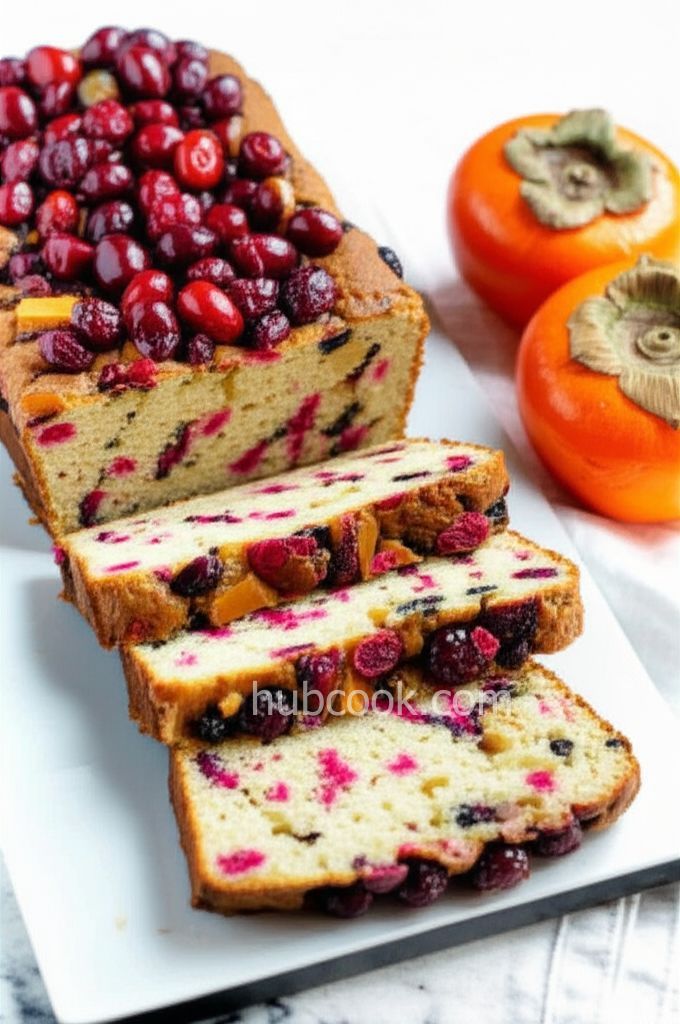Christmas Cranberry-Persimmon Loaf