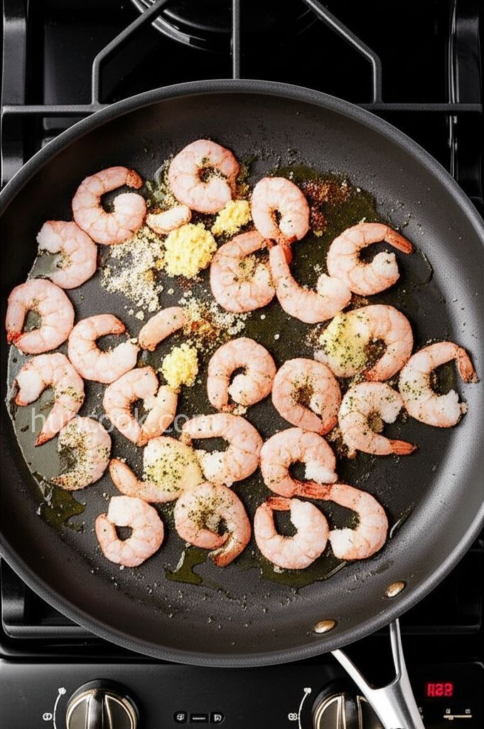 Creamy Shrimp Pasta with Mushrooms