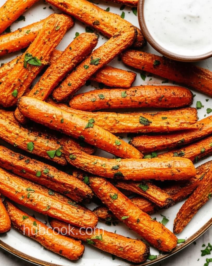 Crispy Parmesan Ranch Smashed Carrots