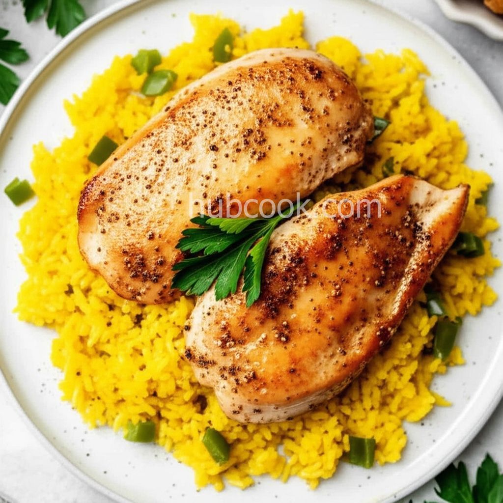 Easy Chicken and Yellow Rice