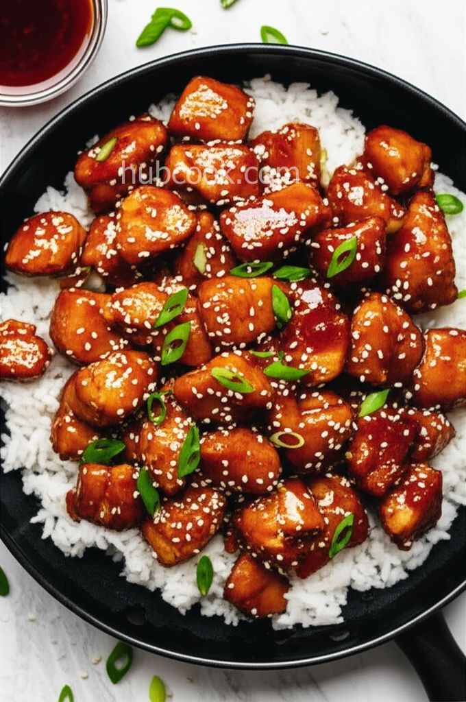 Healthier Honey Sesame Chicken