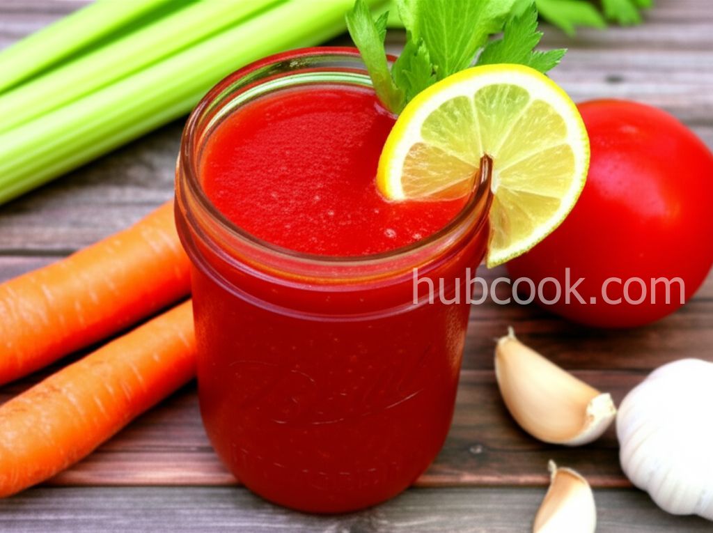 Homemade Vegetable Juice Cocktail
