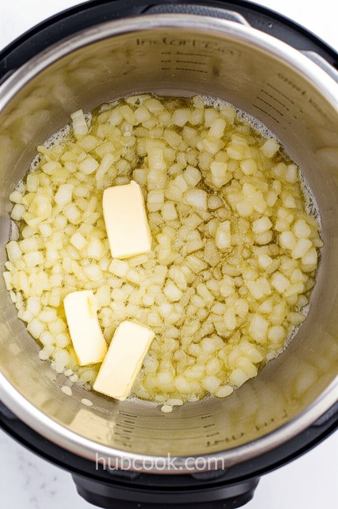 Instant Pot Cheesy Broccoli Rice
