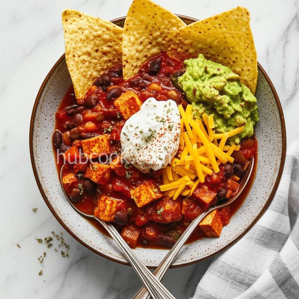 Meatiest Vegetarian Chili from Your Slow Cooker