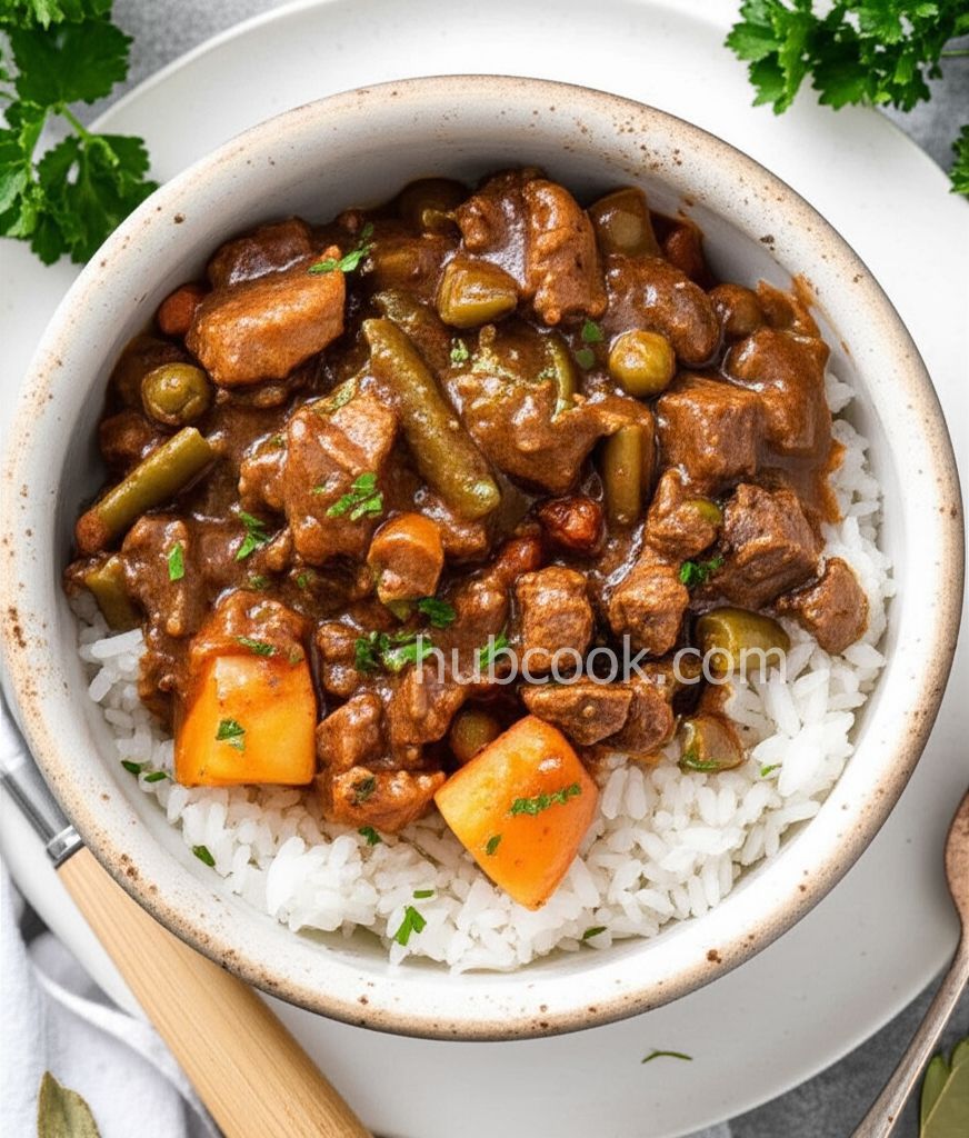 Mom's Portuguese Beef Stew