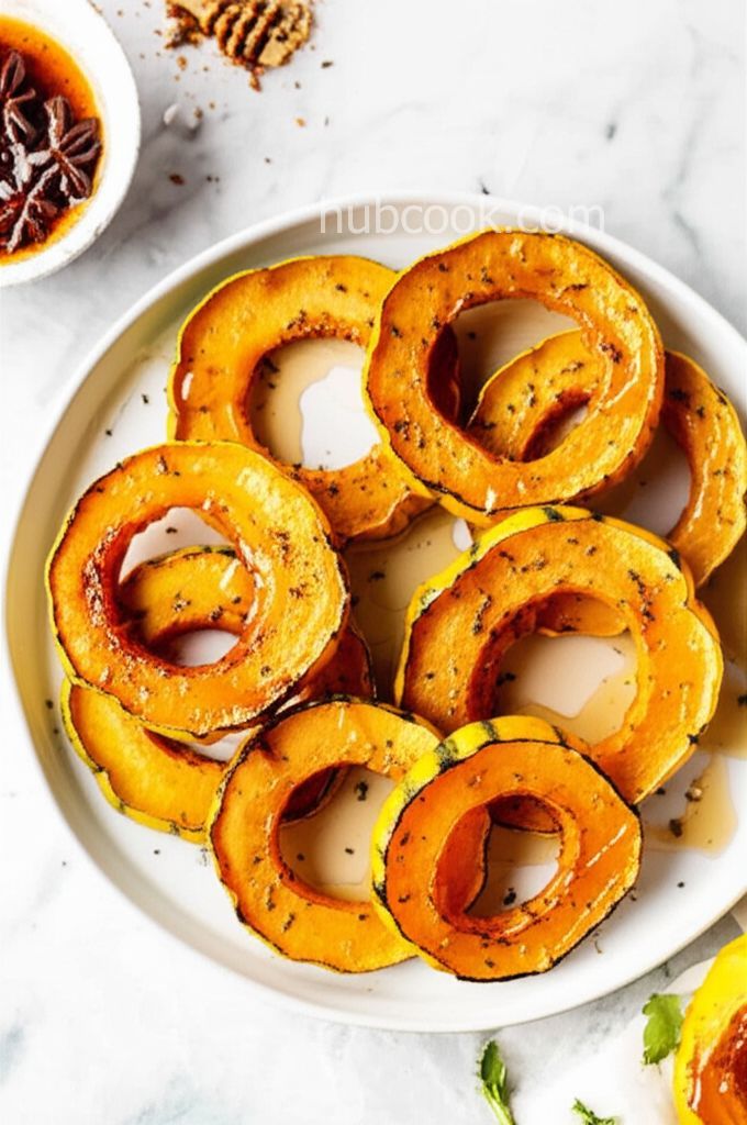 Roasted Delicata Squash with Hot Honey