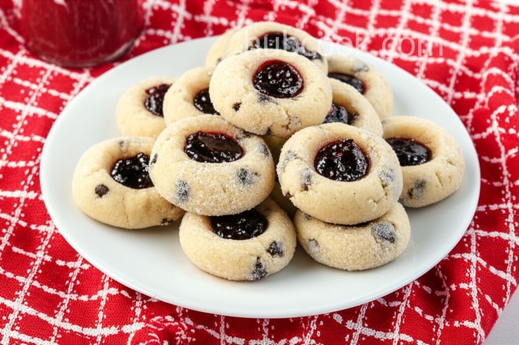 Sugared Black Raspberry Tea Cookies