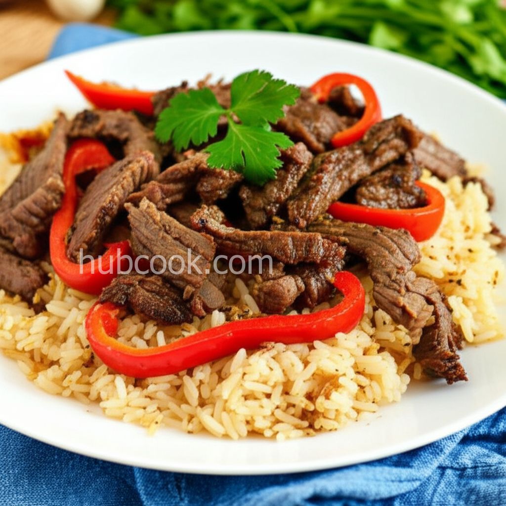 Venison Tips and Rice