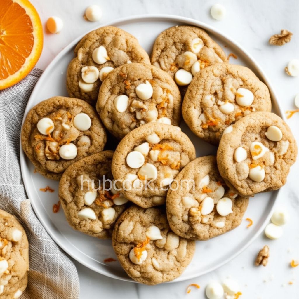 White Chocolate Orange Cookies