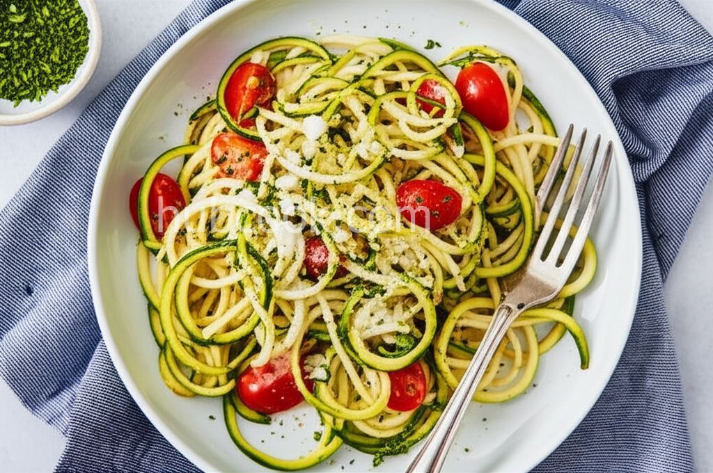 Zucchini Noodle Primavera