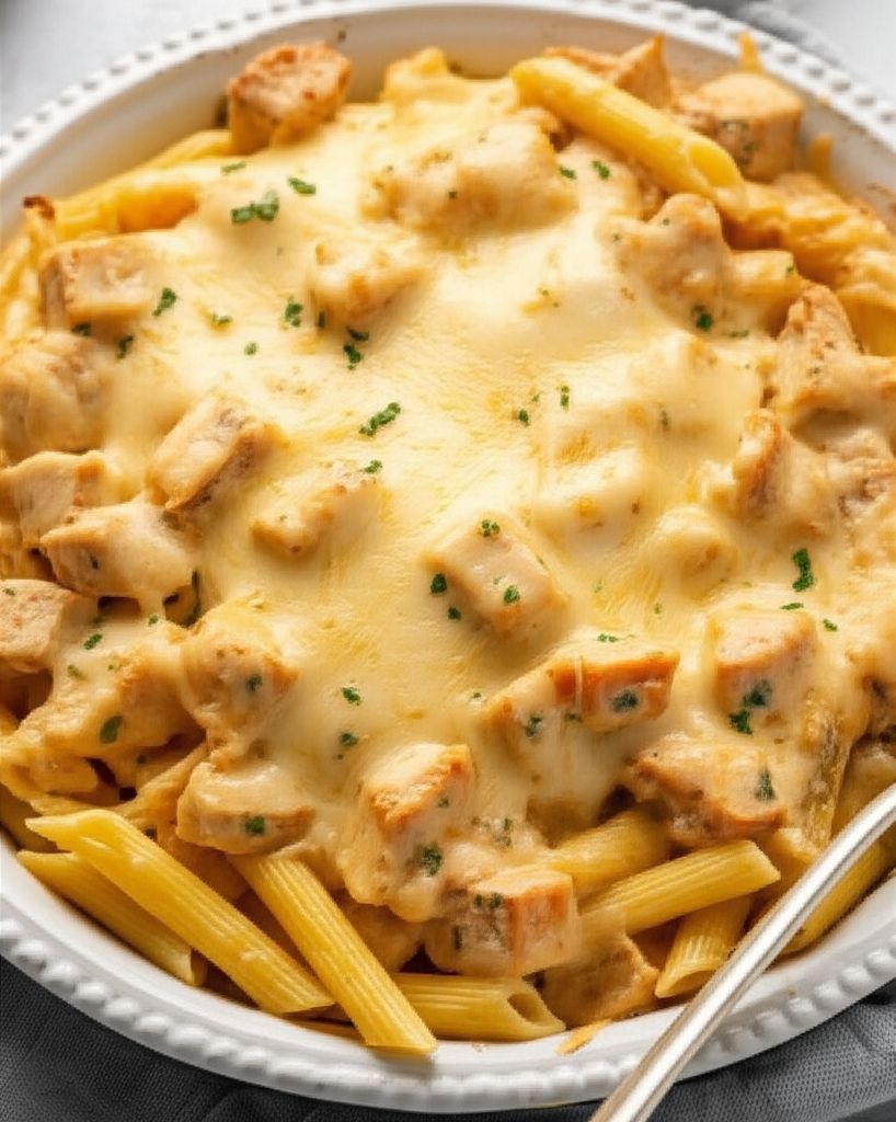 Baked Chicken Alfredo