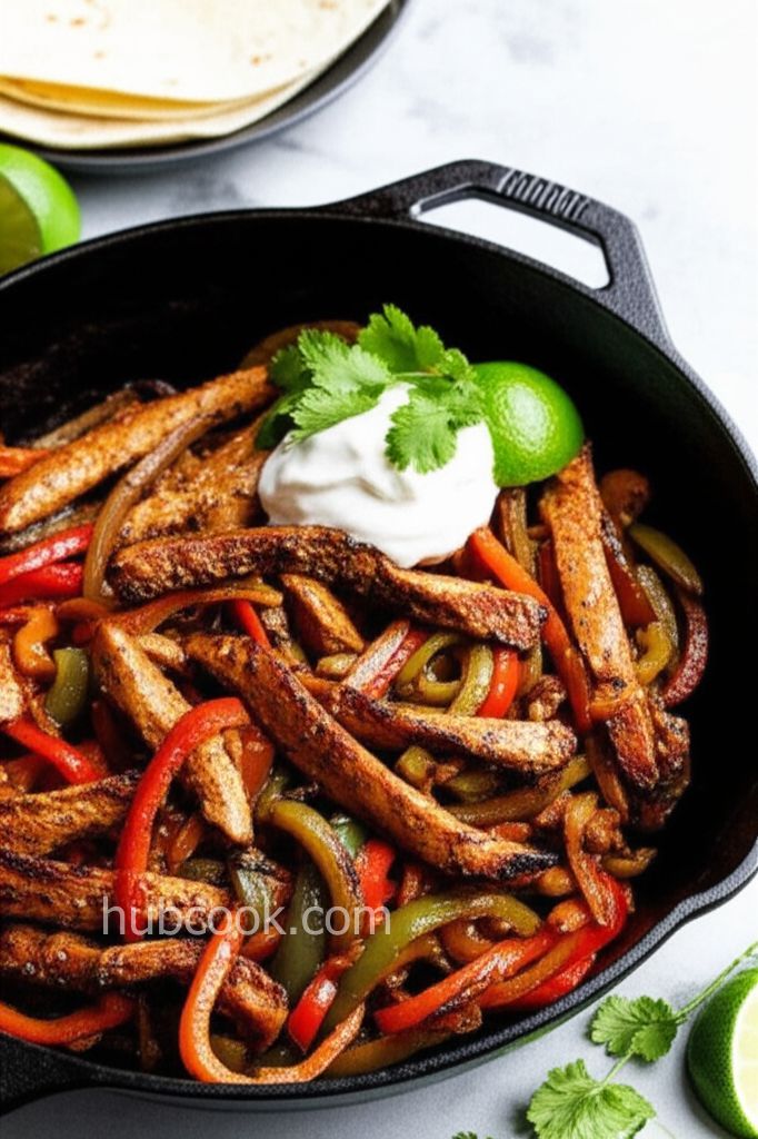 Cast Iron Chicken Fajitas