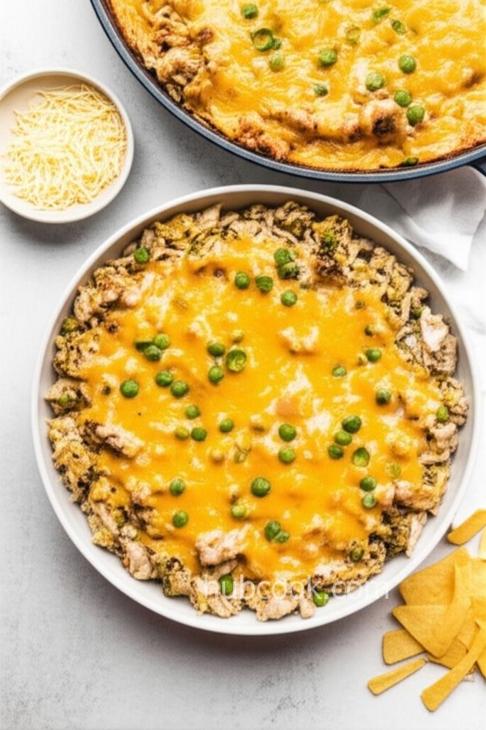 Cheesy Turkey Rice Casserole
