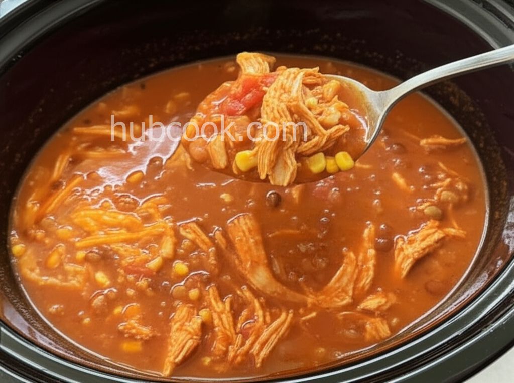 Chicken Enchilada Slow Cooker Soup