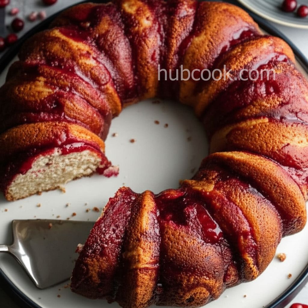 Cranberry Swirl Coffee Cake