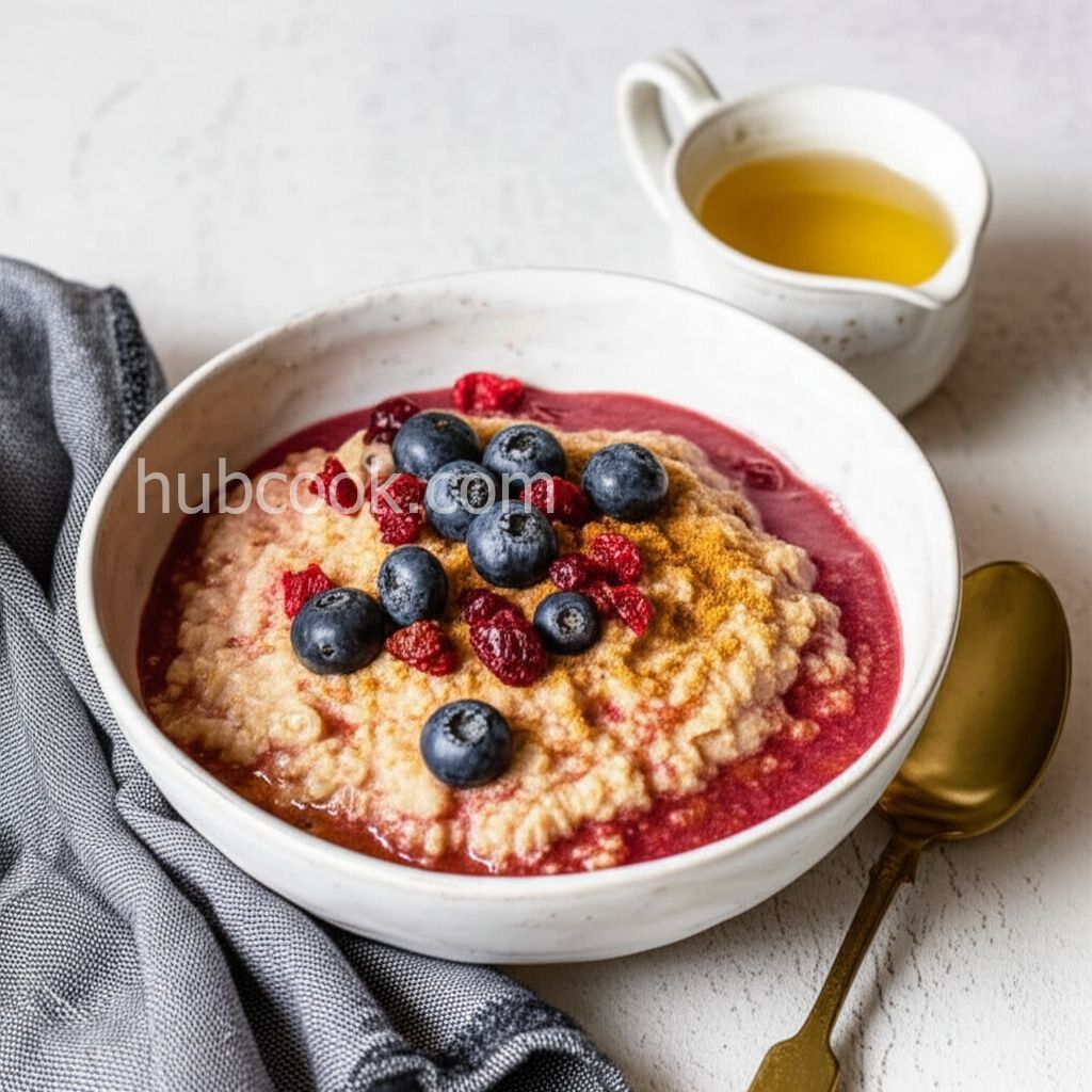 Cranberry-Orange Spiced Oatmeal