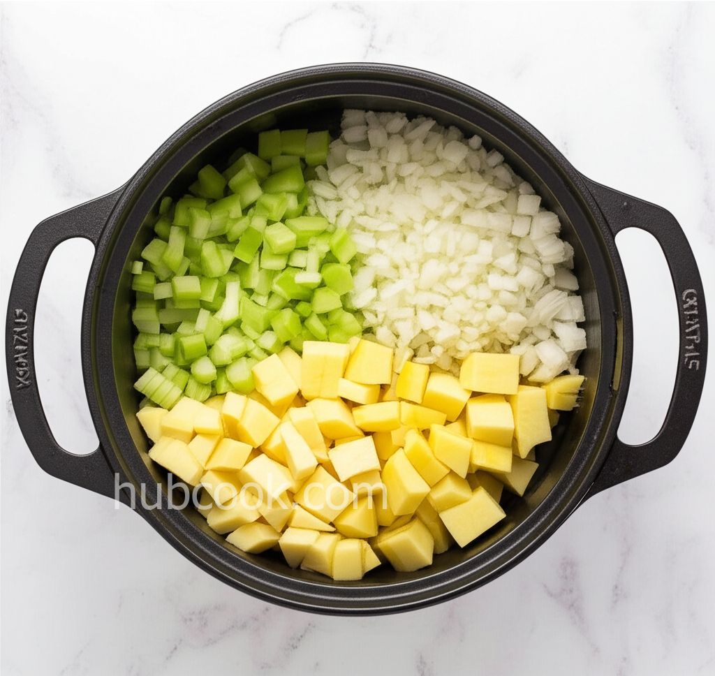 Creamy Vegetable Cheese Soup