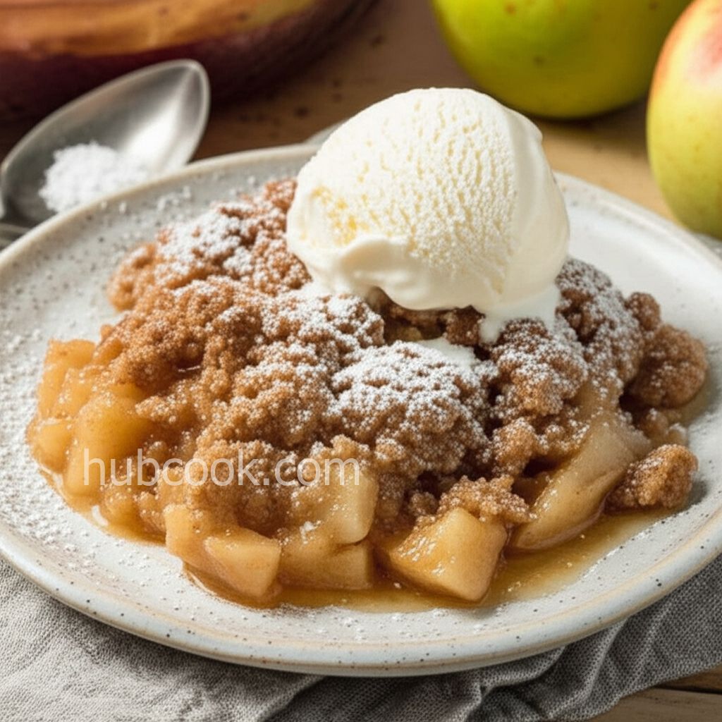 Easy Apple Crisp with Pie Filling