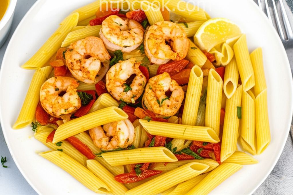 Easy Lemon Shrimp Pasta