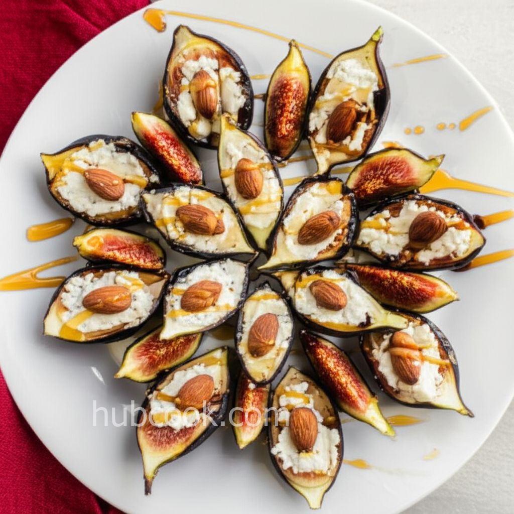 Elegant Fig Appetizers with Goat Cheese and Almonds