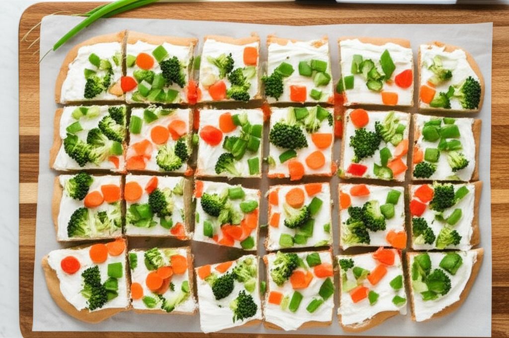 Garden Veggie Pizza Squares