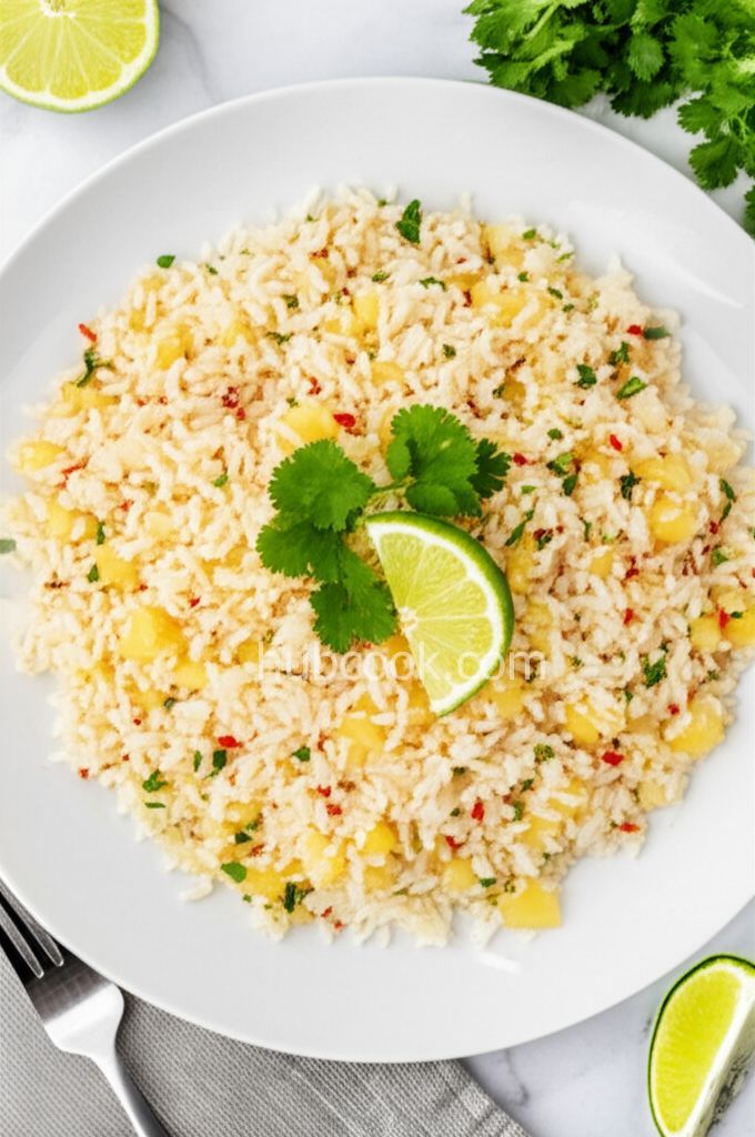 Instant Pot Pineapple-Coconut-Lime Rice