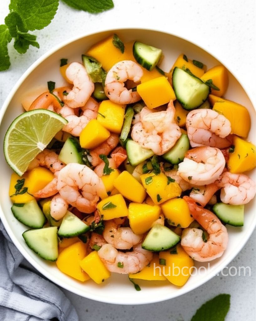 Mango Shrimp Salad