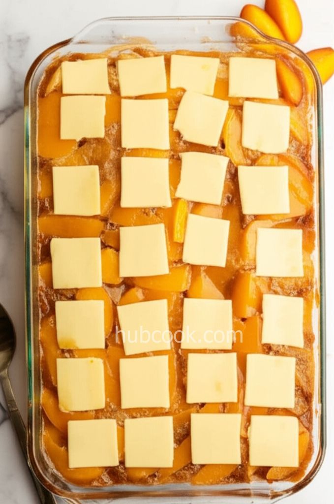 Marie's Peach Dump Cake