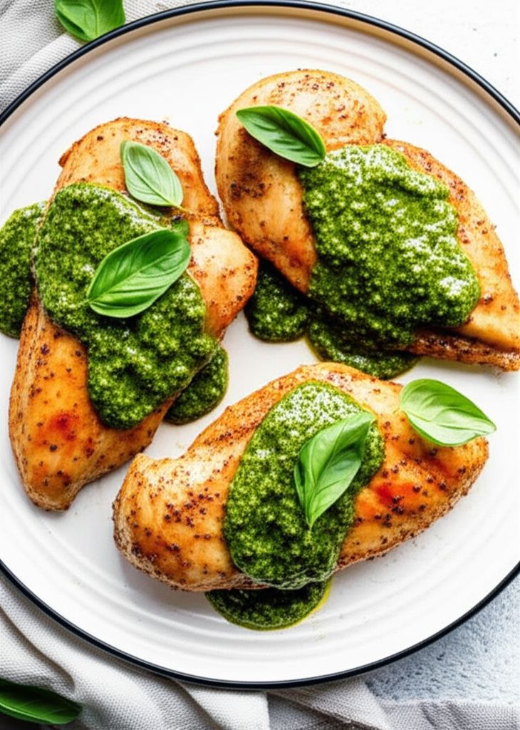 Philly Creamy Pesto Chicken