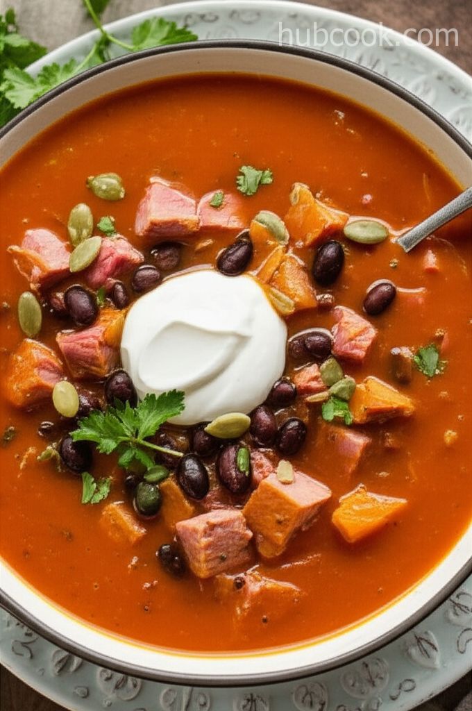 Pumpkin Black Bean Soup