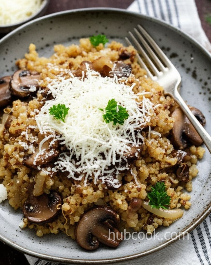 Quinoa with Mushrooms