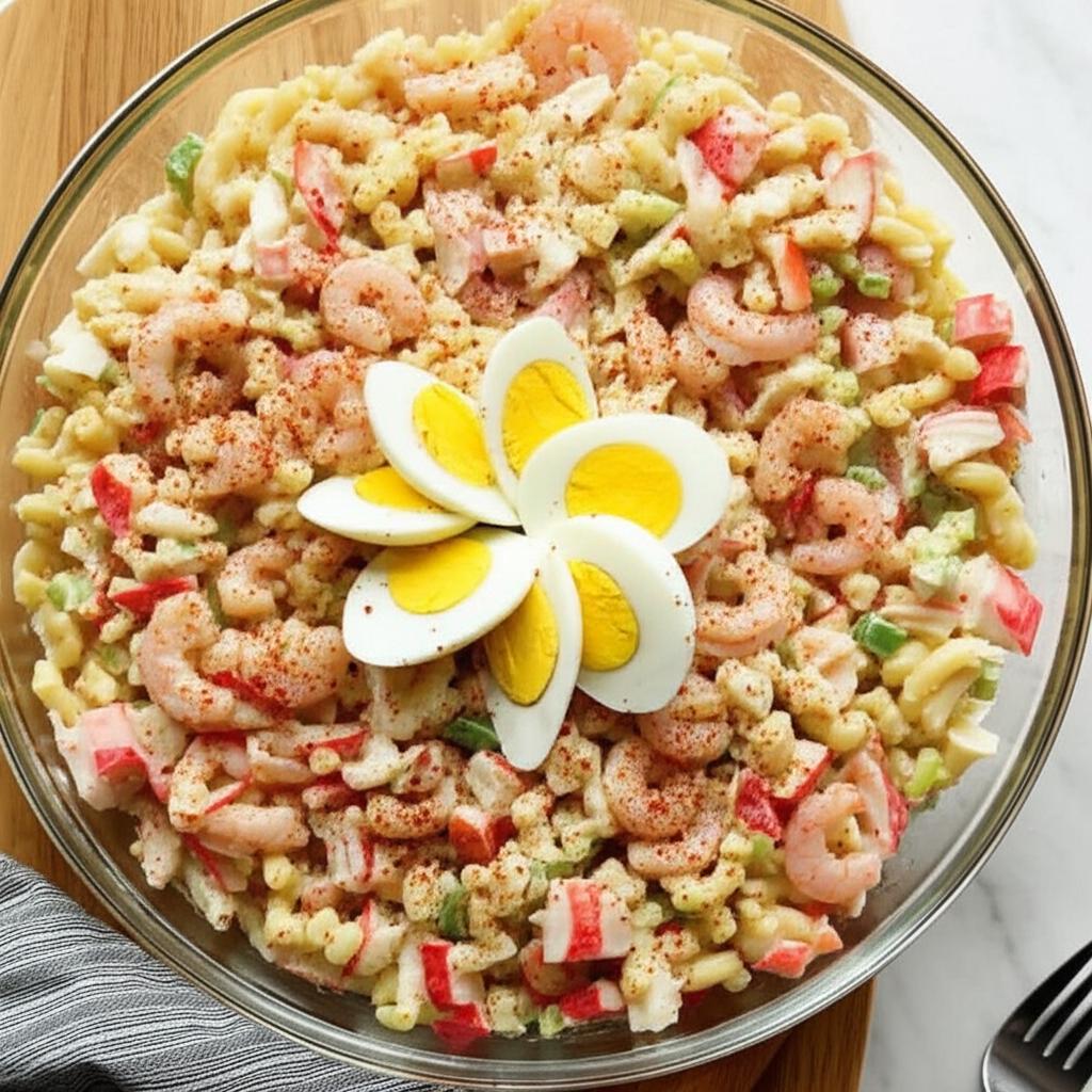 Shrimp and Crab Macaroni Salad