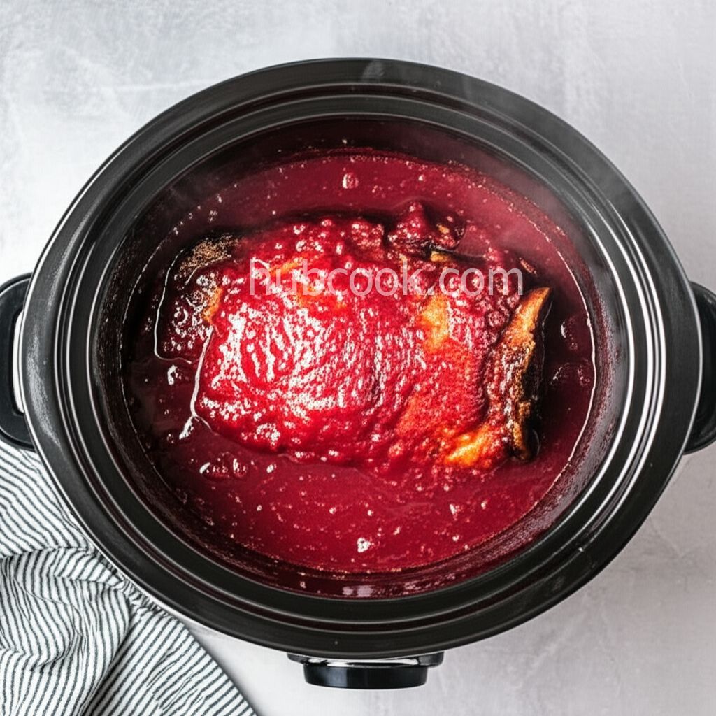 Slow Cooker Cranberry Pork
