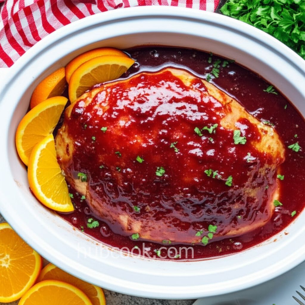 Slow Cooker Cranberry Turkey Breast