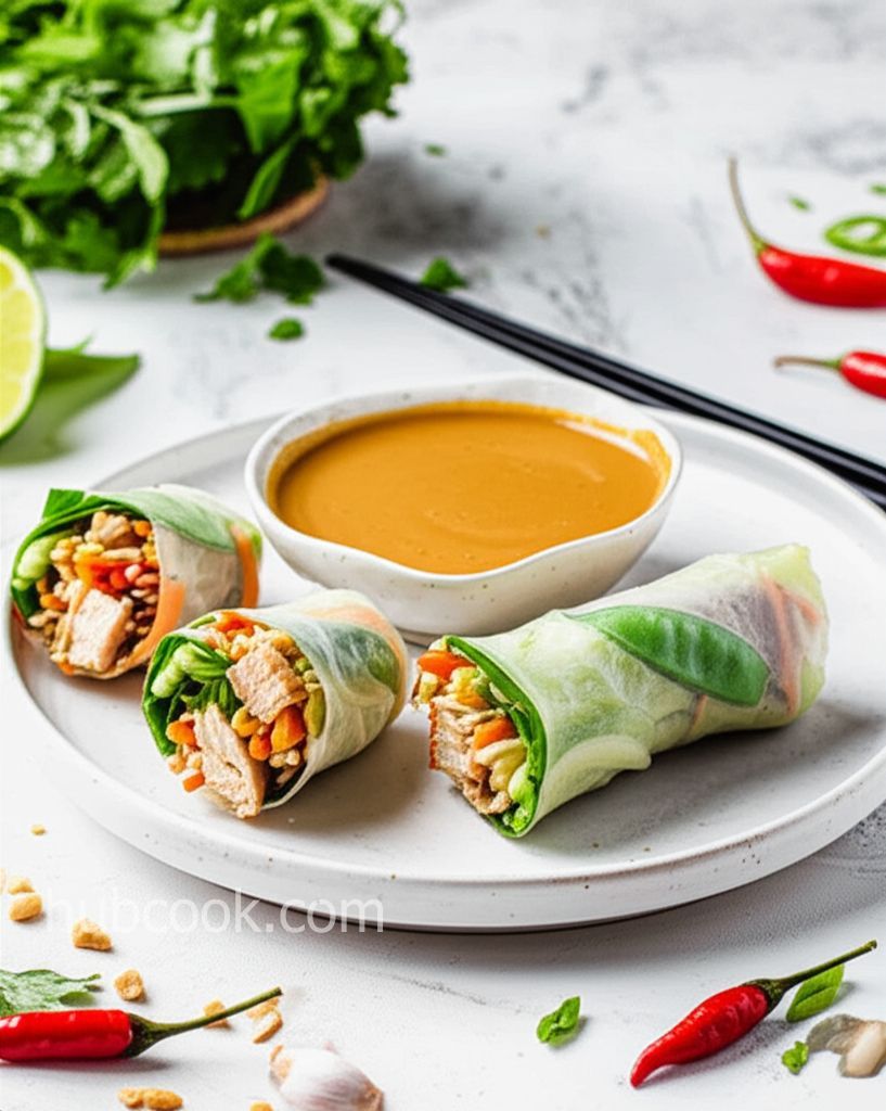 Thai Chicken Spring Rolls