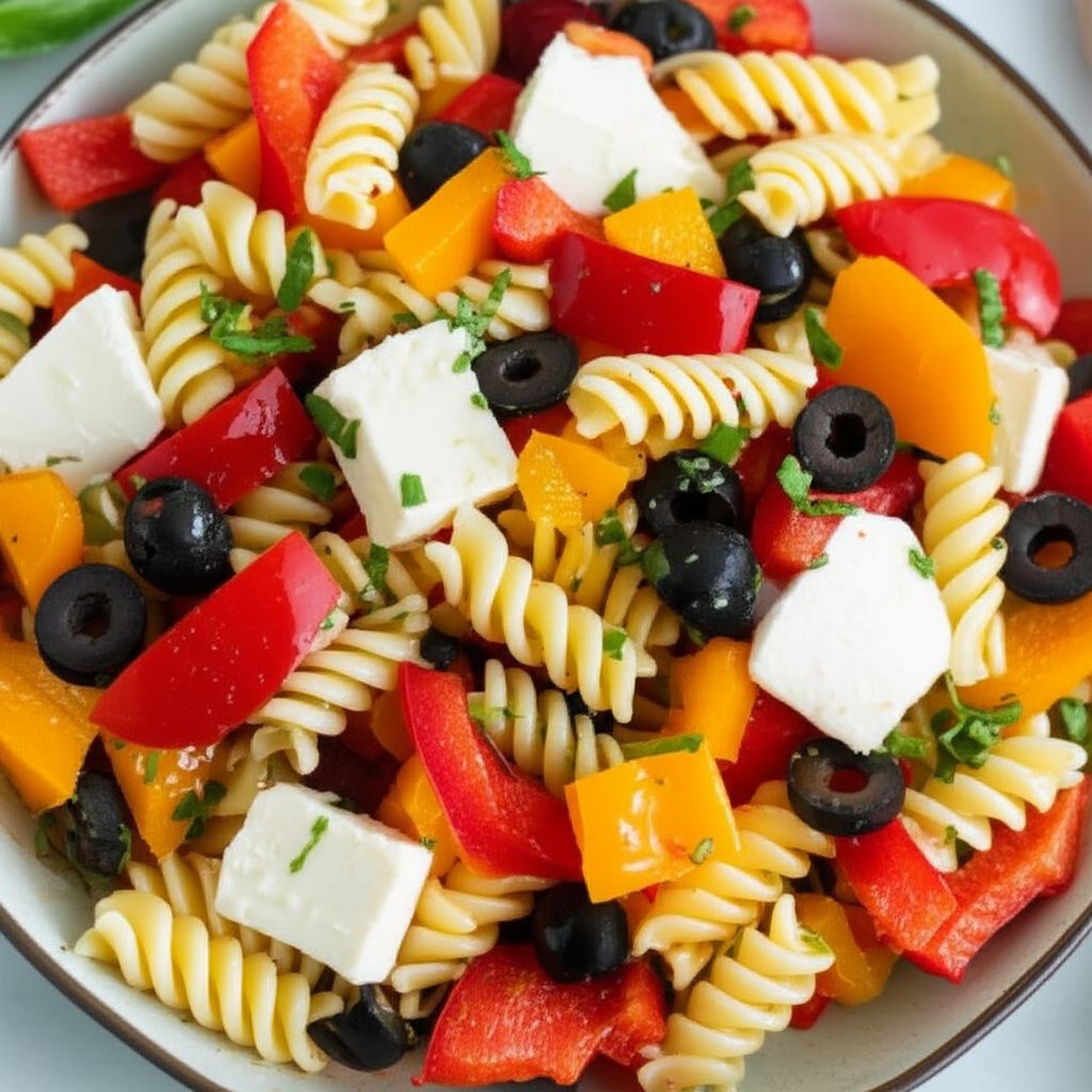 Three Pepper Pasta Salad