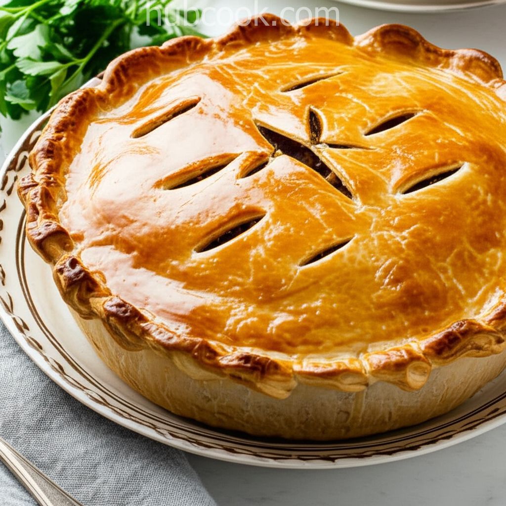 Traditional French Canadian Tourtiere