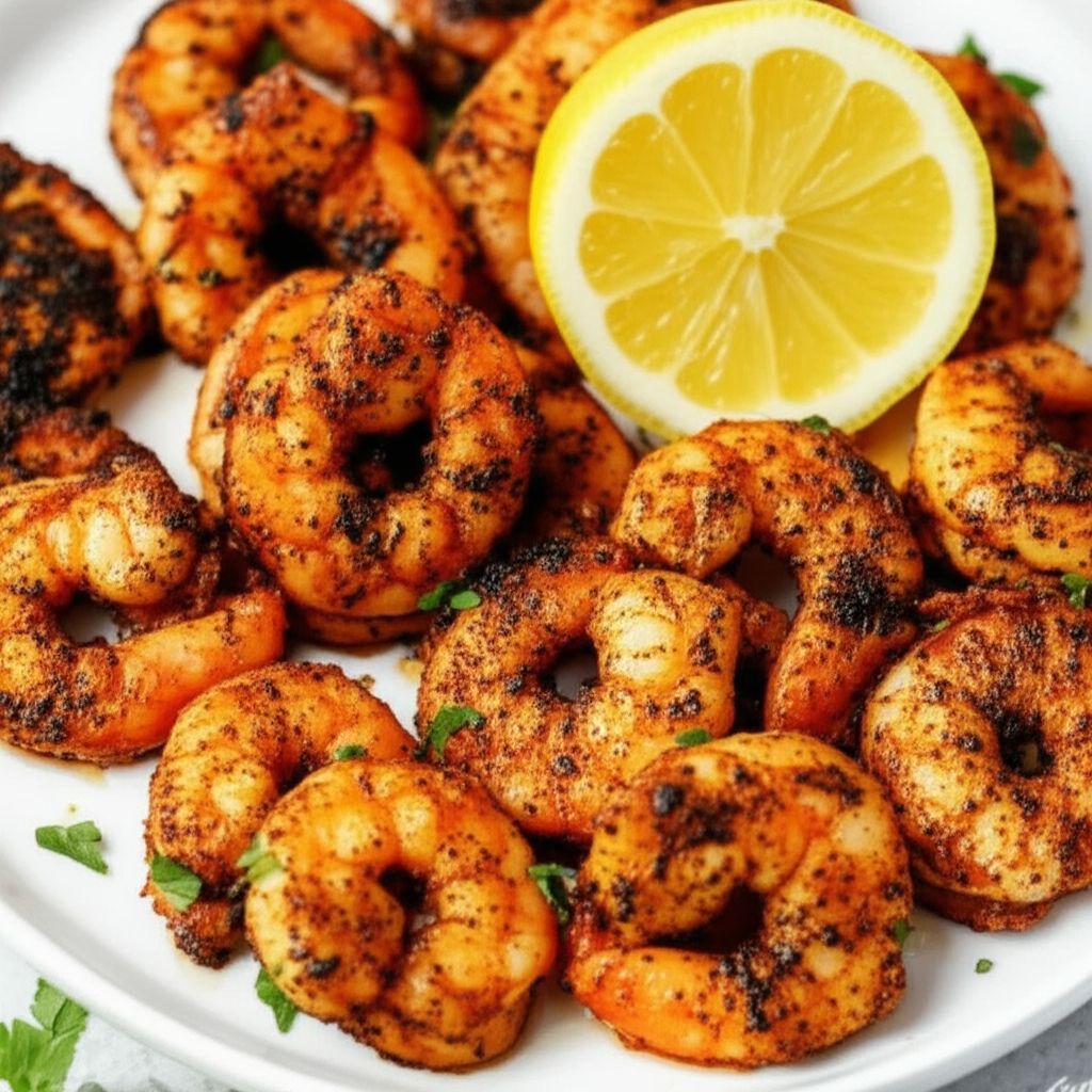 Air Fryer Blackened Shrimp