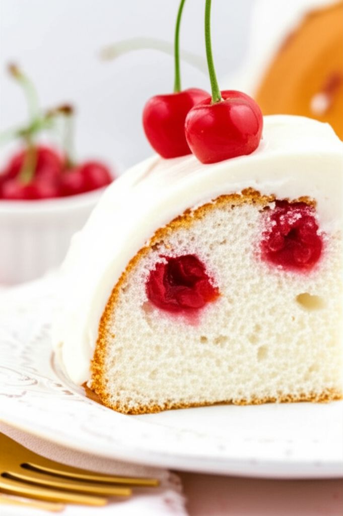 Cherry Angel Food Cake