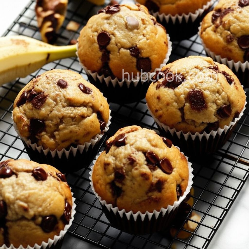 Chocolate Chip Banana Muffins