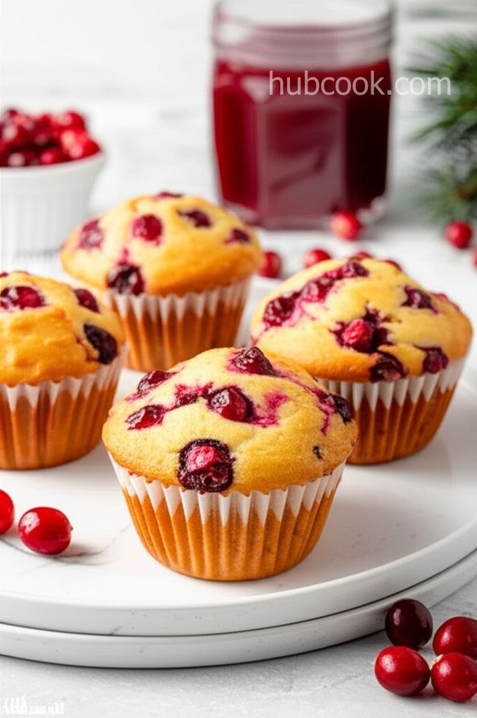 Cranberry Applesauce Muffins