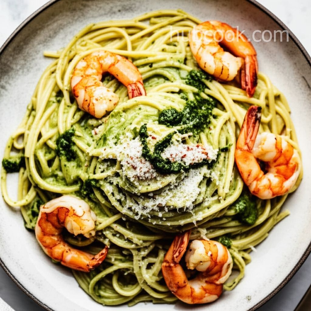 Creamy Pesto Shrimp