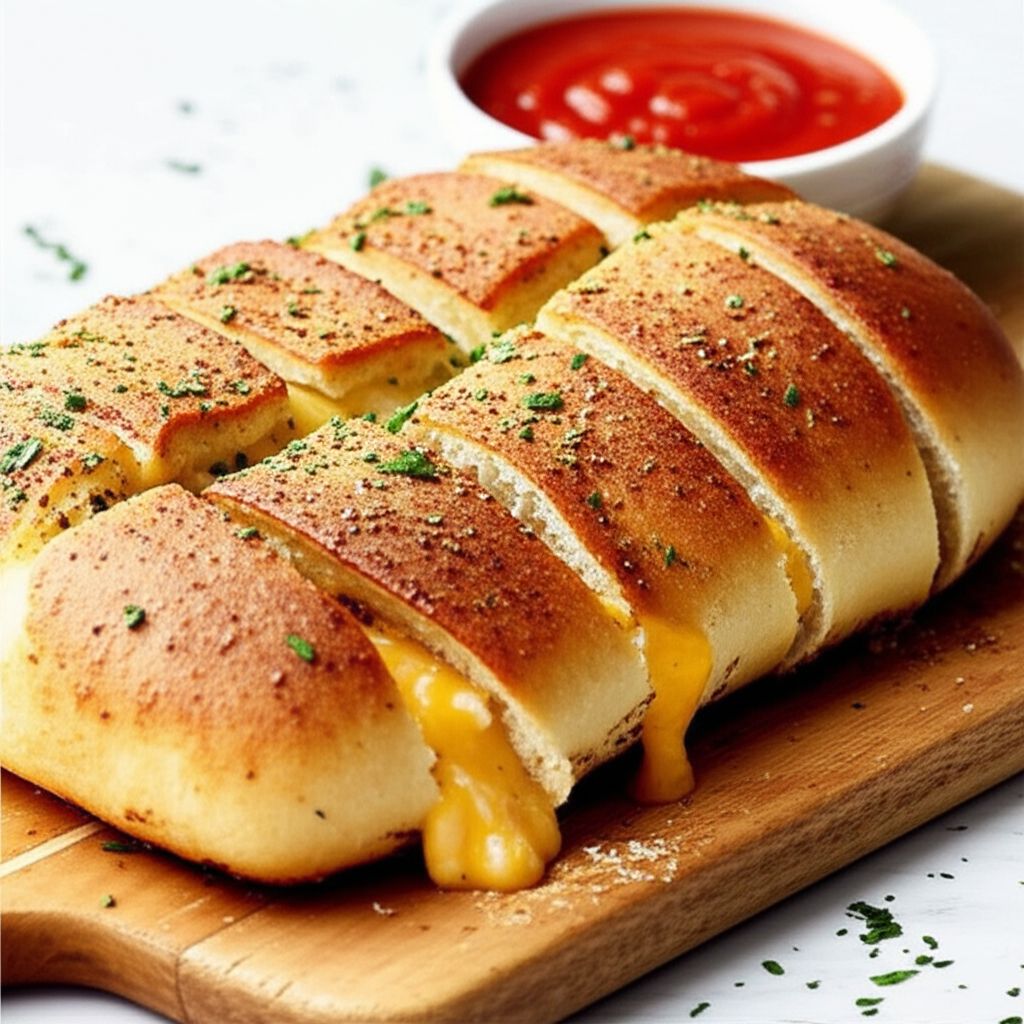 Easy, Breezy, Cheesy Stuffed Bread (Domino's Copycat Recipe)