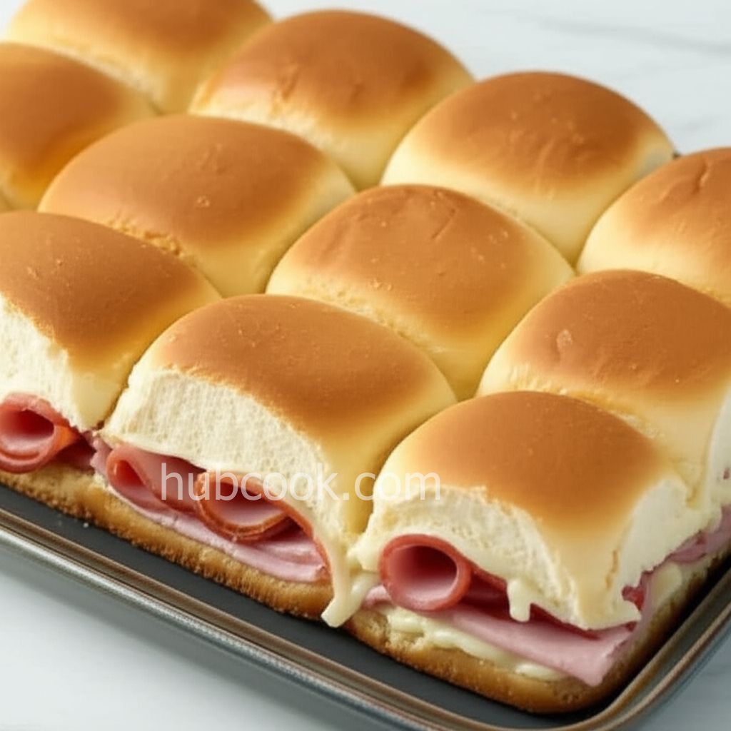 Easy Ham and Cheese Appetizer Sandwiches