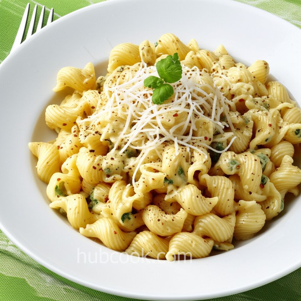 Garlic and Leek Ditalini