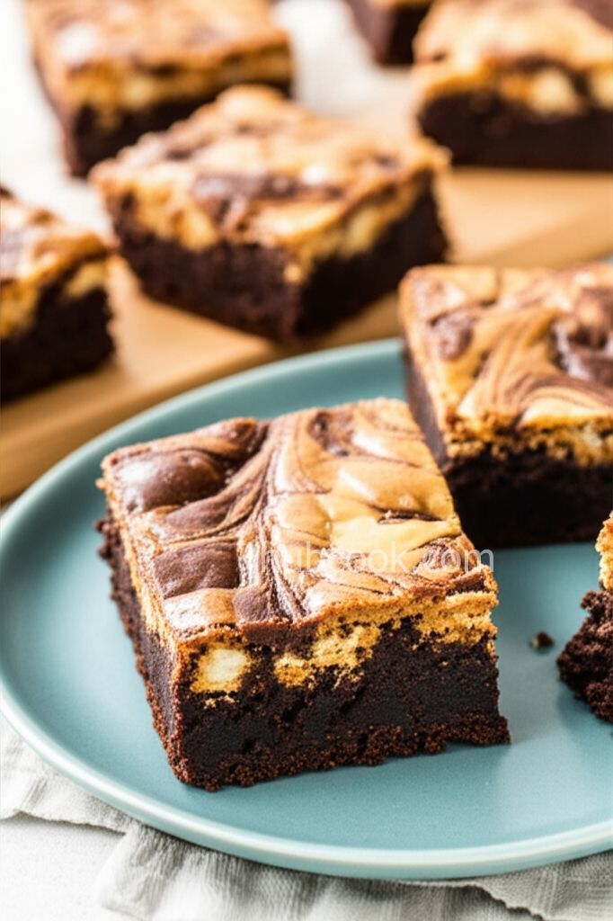 Michelle's Peanut Butter Marbled Brownies