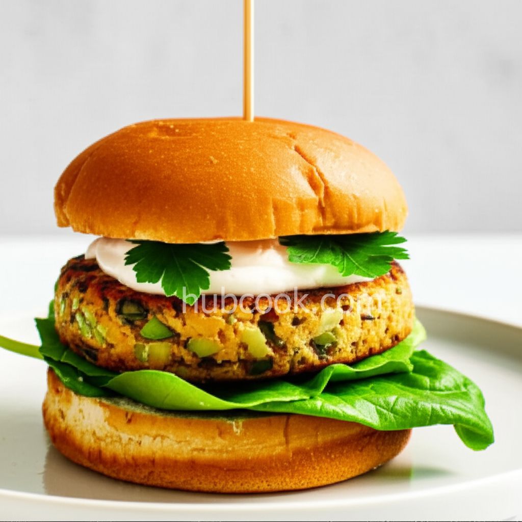 Mushroom Veggie Burger